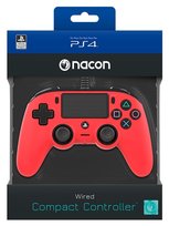 NACON PS4 Pad przewodowy Compact Czerwony