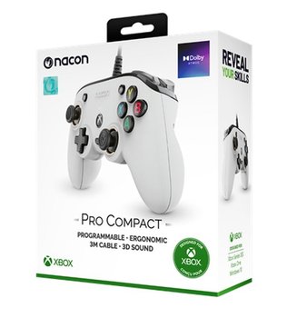 NACON, Xbox Series COMPACT PRO CONTROLLER BIAŁY - Nacon