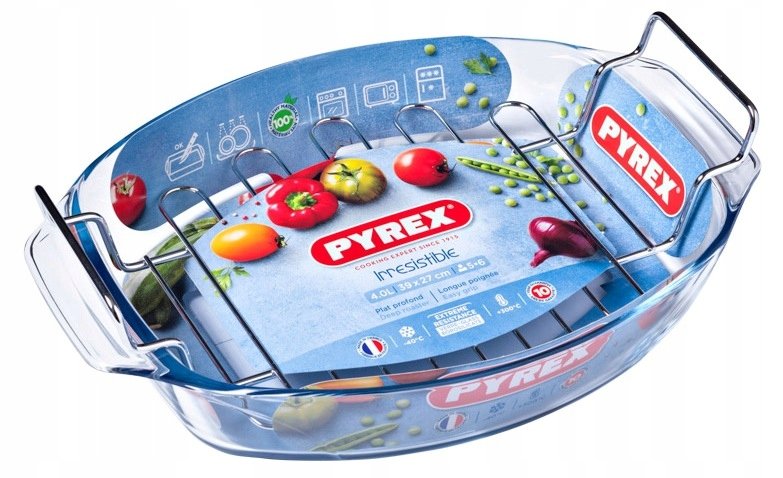 Pyrex Pyrex Naczynie Żaroodporne Do Zapiekania Z Rusztem 38X27 Cm