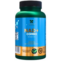 NAD+ Combo 730mg - Dinukleotyd nikotynamidoadeninowy (prekursor) - Koenzym Q10, Apigenina, L-tryptofan, Rybozyd Nikotynamidu NR - Longevity Formula - 60 kaps Inna marka