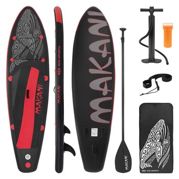 Nadmuchiwana deska Stand Up Paddle Board Makani 320x82x15 cm Black/Red wykonana z PVC - ECD Germany