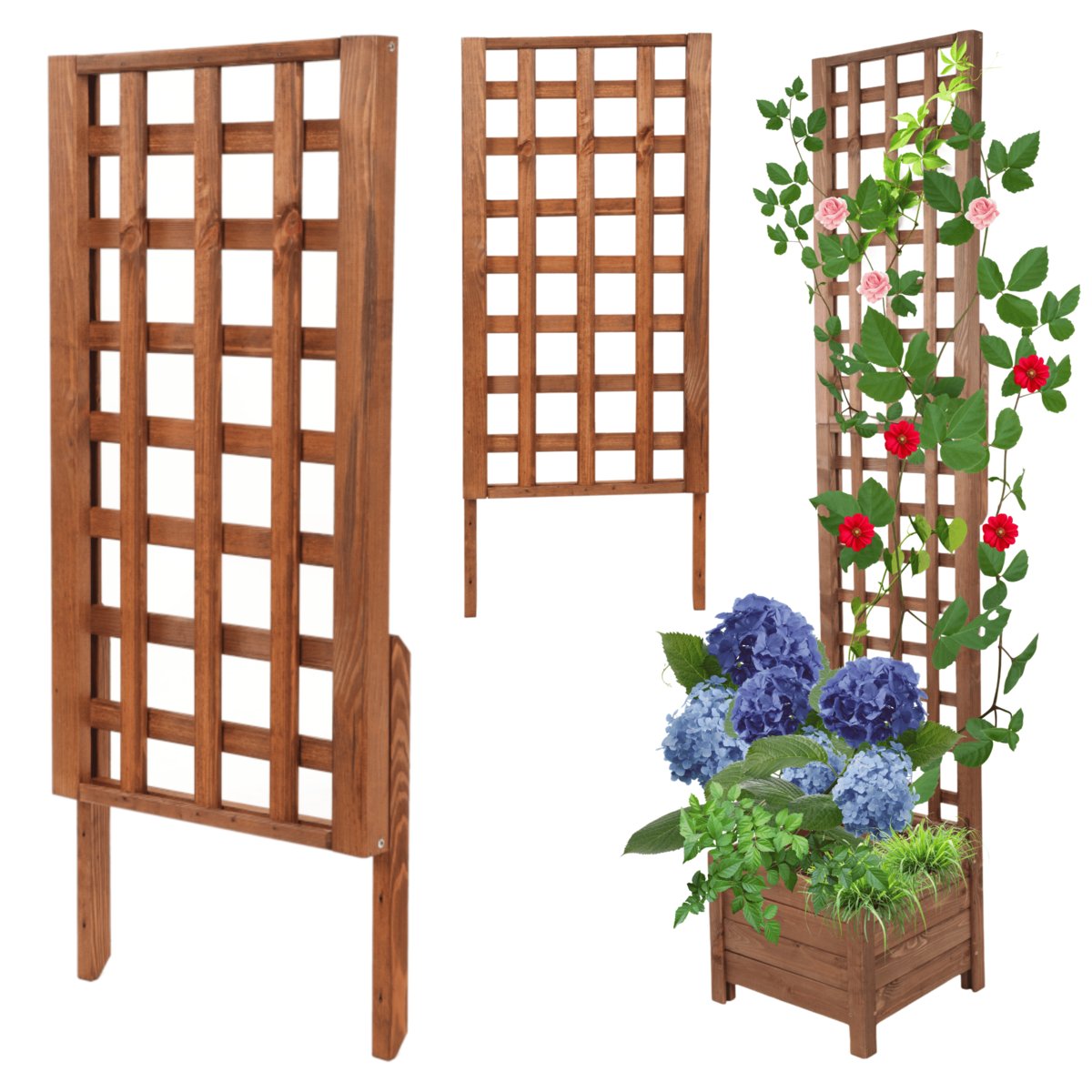 Wamar-Sosenka Wamar-Sosenka Nadstawka Do Pergoli Drewnianej Ogrodowej Szer. 40Cm Modułowa Impregnacja