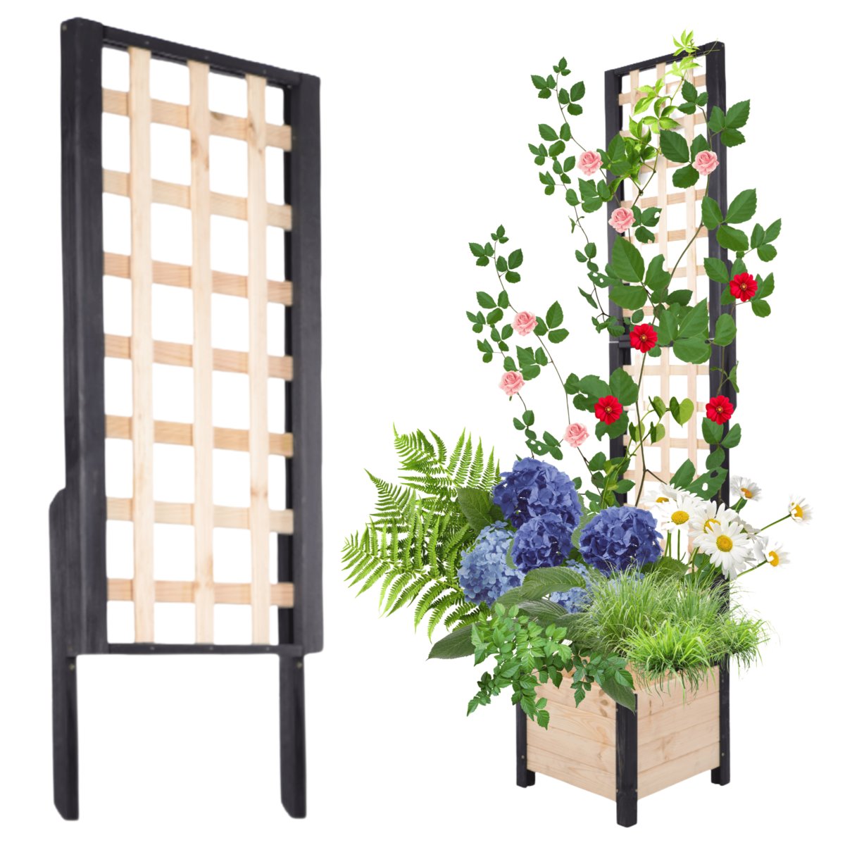 Wamar-Sosenka Wamar-Sosenka Nadstawka Do Pergoli Drewnianej Ogrodowej Szer. 40Cm Modułowa Impregnacja