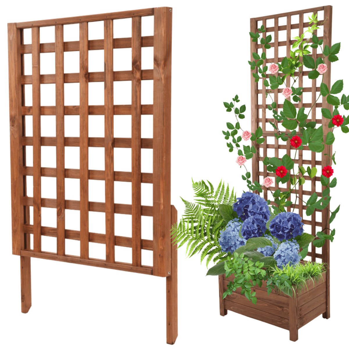 Wamar-Sosenka Wamar-Sosenka Nadstawka Do Pergoli Drewnianej Ogrodowej Szer. 60Cm Modułowa Impregnacja