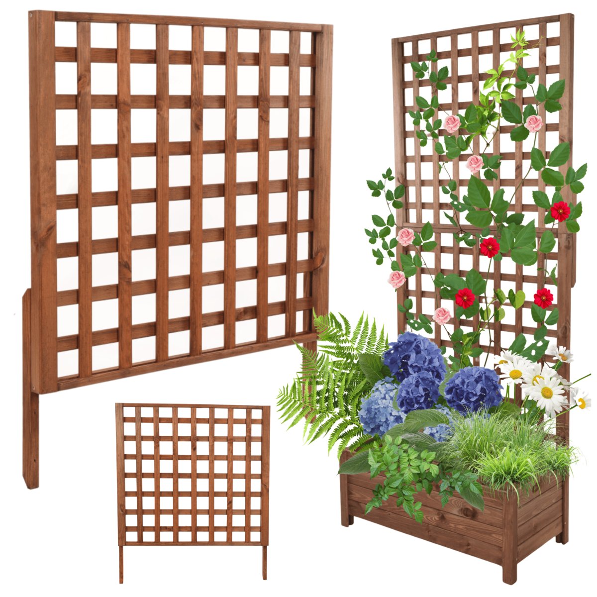 Wamar-Sosenka Wamar-Sosenka Nadstawka Do Pergoli Drewnianej Ogrodowej Szer. 80Cm Modułowa Impregnacja