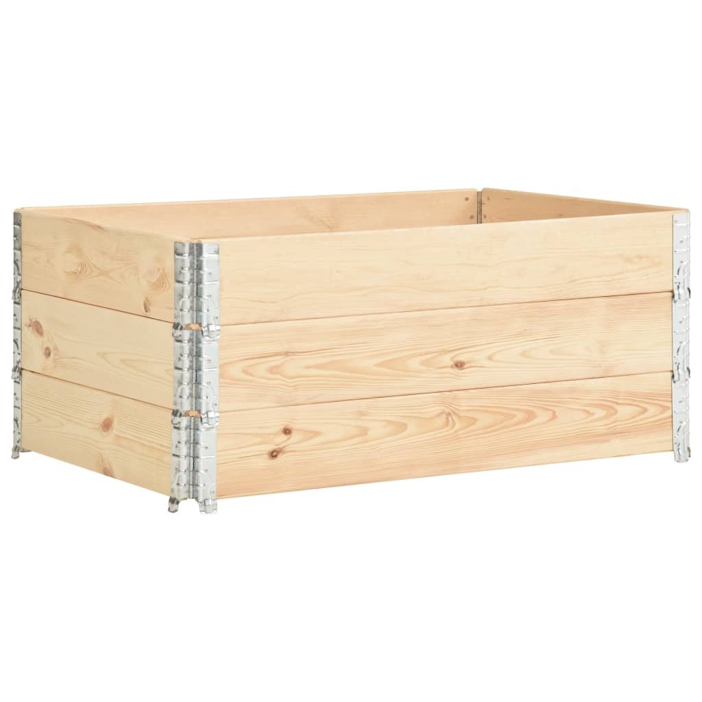 Nadstawki paletowe VIDAXL, 3 szt., 100x150 cm