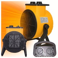 Nagrzewnica elektryczna dmuchawa mocna 2kW z termostatem farelka grzejnik