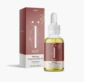 Naif, Relaksujący olejek do pielęgnacji ciała dla kobiet w ciąży, 90 ml - Naif