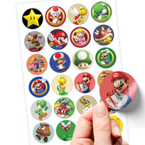 NAJLEPSZE NAJKEJKI WLEPKI DLA DZIECI SUPER MARIO BROS ZESTAW 24 SZT JAKOŚĆ