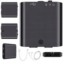 Najmniejszy Podsłuch 8Gb 100H Czuły Mikrofon Do Torby Dyktafon Ukryty 3Cm