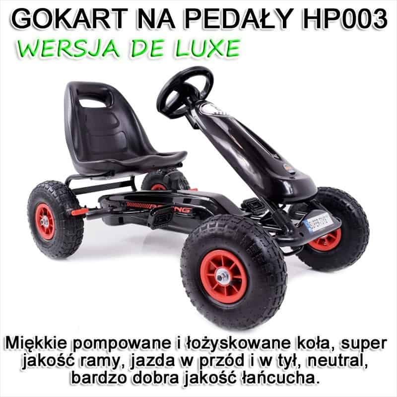 Najnowszy Wielki Gokart 003- Pompowane Koła Hit Jakość /Hp003