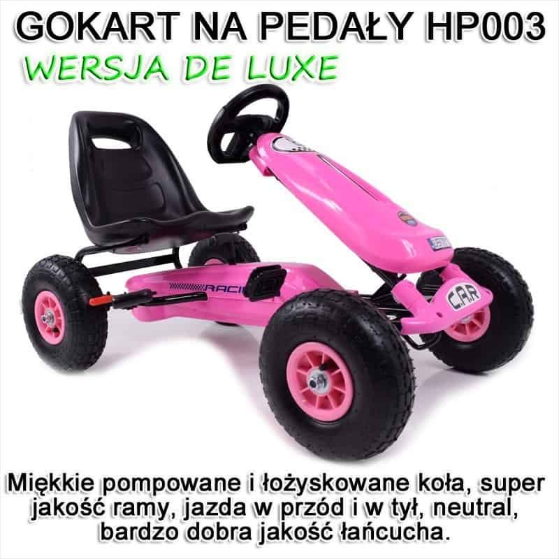 Najnowszy Wielki Gokart 003- Pompowane Koła Hit Jakość /Hp003