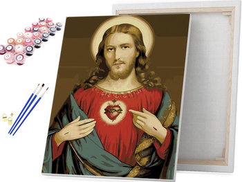 Najświętsze Serce Jezusa - Malowanie po numerach - Beliart