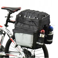 Największa Torba Rowerowa Sakwa Na Bagażnik + 2 Kieszenie Na Bidon 75L Xxl