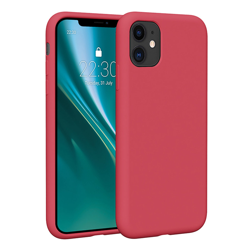 Nak adka Etteri Silicone Case do iPhone 11 malinowa