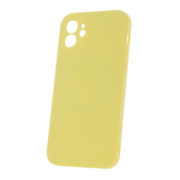 Nakładka Mag Invisible Do Iphone 12 6,1" Pastelowy Żółty - TelForceOne