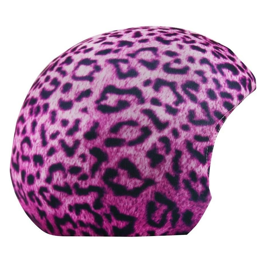 Zdjęcia - Pokrowiec na narty / deskę Nakładka na kask narciarski Coolcasc Pink Leopard| r.0