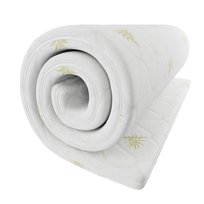 Nakładka na Materac 90x200, Topper Nawierzchniowy NAP, Ochraniacz na Materac, Pianka VISCO, Pokrowiec ALOE VERA