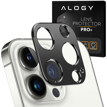 Nakładka ochronna Alogy Metal Lens Cover do Apple iPhone 13 Pro/ 13 Pro Max Black - Alogy
