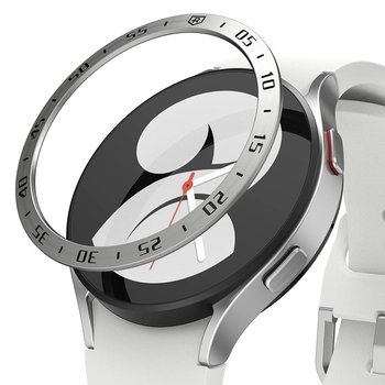 Nakładka Ringke Bezel Styling do Galaxy Watch 4 44 mm Stainless Silver - Ringke