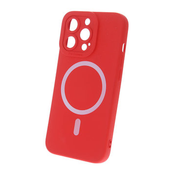 Nakładka Silicon Magsafe do iPhone 14 6,1" czerwona - TelForceOne
