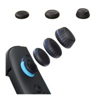 Nakładki Gumki na Joy-Con 6w1 JSAUX do konsoli Nintendo Switch 2 Czarne Tradebit