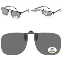 NAKŁADKI uchylne PRZECIWSŁONECZNE POLARYZACYJNE NA OKULARY KOREKCYJNE black