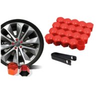 NAKŁADKI ZAŚLEPKI KAPSLE NA ŚRUBY KOŁA FELGI 17 mm