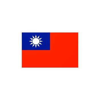 Naklejka Flaga Republiki Chińskiej 5,0x7,0cm w 1000 sztuk - Inny producent (majster PL)