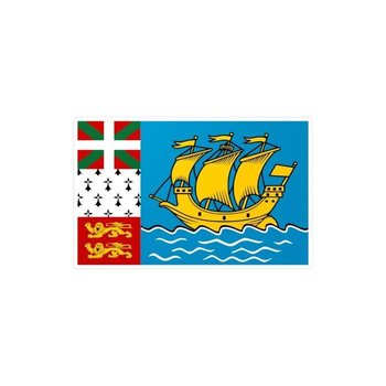 Naklejka Flaga Saint-Pierre i Miquelon 5,0x7,0cm w 1000 sztuk - Inny producent (majster PL)