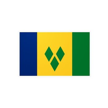 Naklejka Flaga Saint Vincent i Grenadyny 8,0x13,0cm w 1000 sztuk - Inny producent (majster PL)