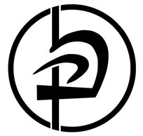 Naklejka Krav Maga logo 10x10 czarna na samochód