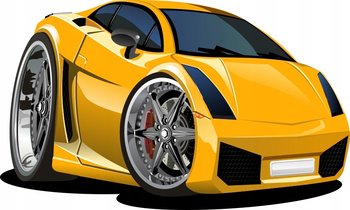 Naklejka mat Auto lamborghini Pojazdy 55, 166x100 cm - Naklejkolandia