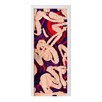 Naklejka na drzwi HOMEPRINT Abstrakcja 95x205 cm - HOMEPRINT