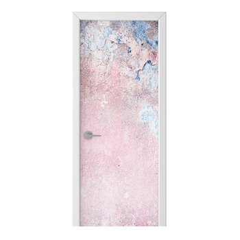 Naklejka na drzwi HOMEPRINT Fragment ściany różowej 75x205 cm - HOMEPRINT