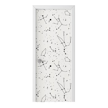 Naklejka na drzwi HOMEPRINT Konstelacja gwiezdna 85x205 cm - HOMEPRINT