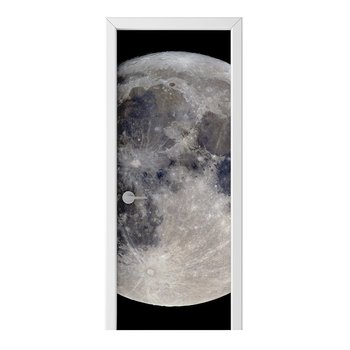 Naklejka na drzwi HOMEPRINT Pełnia księżyca 85x205 cm - HOMEPRINT