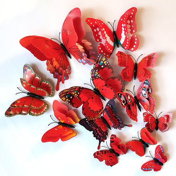 Naklejka na ścianę 3D Motyle Motylki Dekoracja - Inny producent