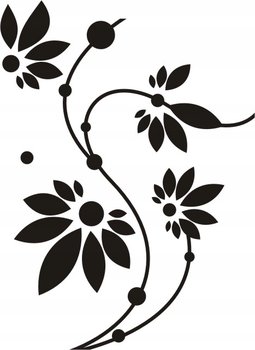 Naklejka na ścianę kwiaty Kompozycja kwiatowa 2, 168x120 cm - Naklejkolandia