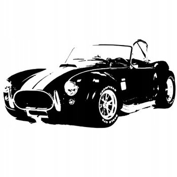 Naklejka na ścianę samochód AC Cobra Auto 13, 150x75 cm - Naklejkolandia