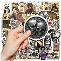 Naklejki dark academy magia zestaw 50szt DIY dekoracja