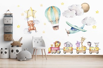 Naklejki dla dzieci naklejki na ścianę do pokoju dziecięcego 22010 100x200 - Naklejkomania