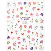 Naklejki do paznokci samoprzylepne kwiaty CA-422