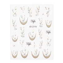 Naklejki Do Paznokci Samoprzylepne Kwiaty Jo-2719