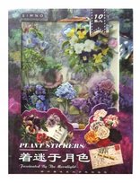 Naklejki do scrapbooking 10 arkuszy journalink kwiaty