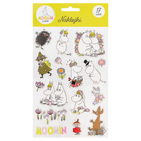 Naklejki, Moomin Spring, 17 sztuk 
