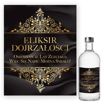 Naklejki na Butelki na 18 Fala Eliksir Dojrzałości - 10 sztuk