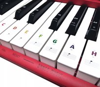 Naklejki na keyboard na klawisze NKHKL kolorowe/AKORD Akord