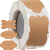 Naklejki na Przyprawy Etykiety na Słoiki 300 szt RUHHY