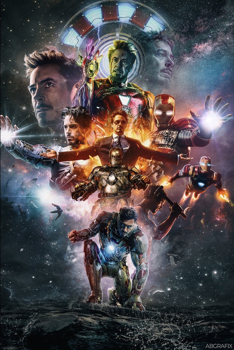 Naklejki na ścianę Iron Man Legacy Avengers End Game 90x60 cm - Atram ...
